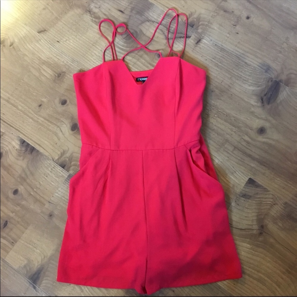 Red NWT Romper